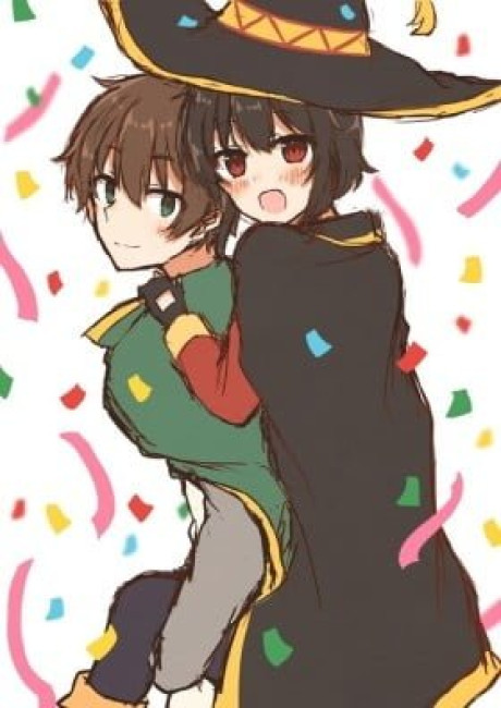 Kono Subarashii Sekai ni Shukufuku wo! dj - Kazuma & Megumin will get married in 100 days (Colored)